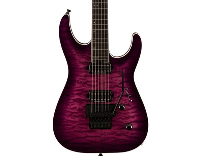 Jackson Pro Plus Series Dinky DKAQ - Transparent Purple Burst