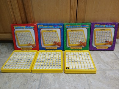 Lakeshore Math Machines Addition Subtraction Multiplication & Division Set Of 4