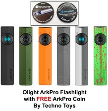 Olight ArkPro Class 3R Flashlight, 1500 L, 4 Lights, 7 Configurations, FREE Coin