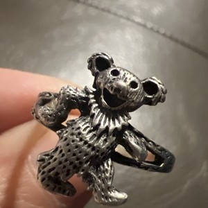 Grateful Dead Silver Ring for sale | eBay