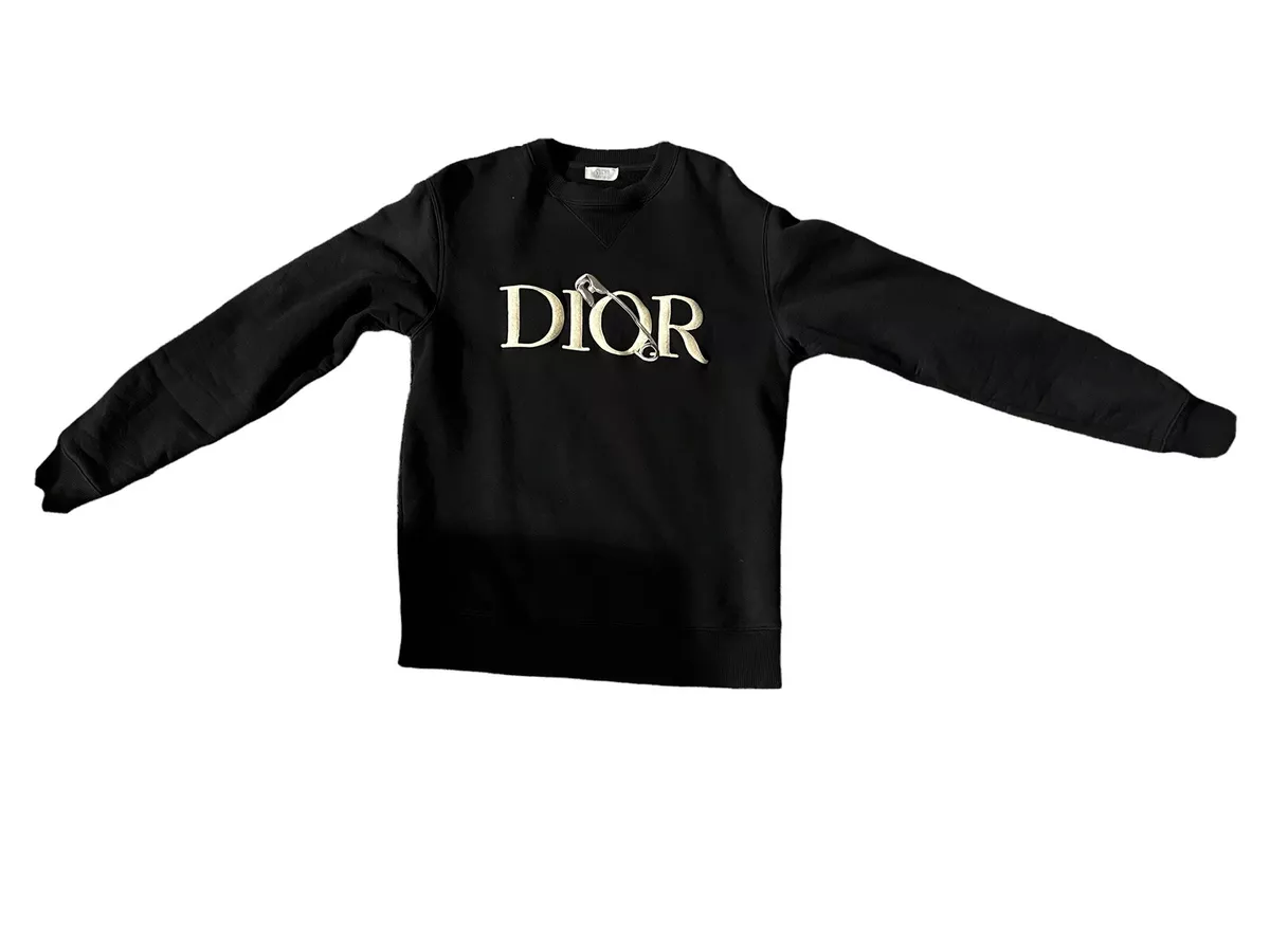 DIOR and Judy Blame Sweatshirt crewneck sweater pin black M