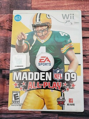 Madden NFL 09: All-Play Nintendo Wii, 2008(A-2) | eBay