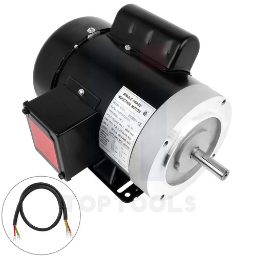 1HP Electric Motor General Purpose Motor 3450RPM 115/230V 5/8"Shaft 1 Phase 56C - Picture 5 of 12