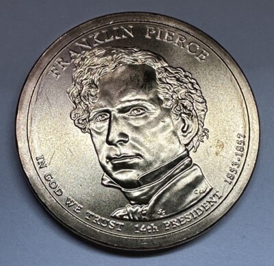 2010-D Franklin Pierce Presidential $1 Dollar Coin from US Mint