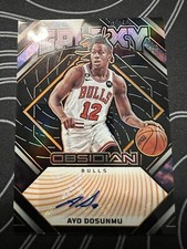 2022-23 Panini Obsidian Ayo Dosunmu  Galaxy Auto 01/50