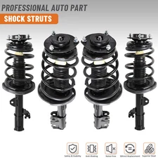 Full Front & Rear Strut Shocks w/ Coil Spring For 2007-2011 Toyota Camry 172308