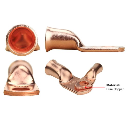 20/10PCS Bare Copper Cable Wire Lugs Ring Terminals Battery Wire Welding Cable - Picture 7 of 22