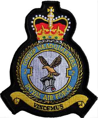 2 Gruppe Royal Air Force Hauptquartier bestickt Patch Abzeichen - EXKLUSIV