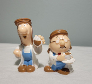 Lyons Tetley Tea Mascots Set Sydney & Gaffer 1994 Advertising