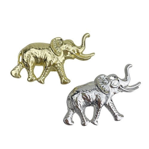 Gold and Silver Elephant Shape Handle for Children's Furniture