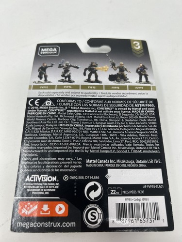MEGA Construx Call of Duty Series 3 Keegan P. Russ (SEALED) New Action Figure - Picture 2 of 2
