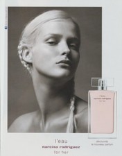 Publicité papier - advertising paper - L'Eau for Her de Narciso Rodriguez