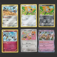 Klefki Pokemon Card Collection Set of 6 English Cards Rare Reverse Holo / Holo