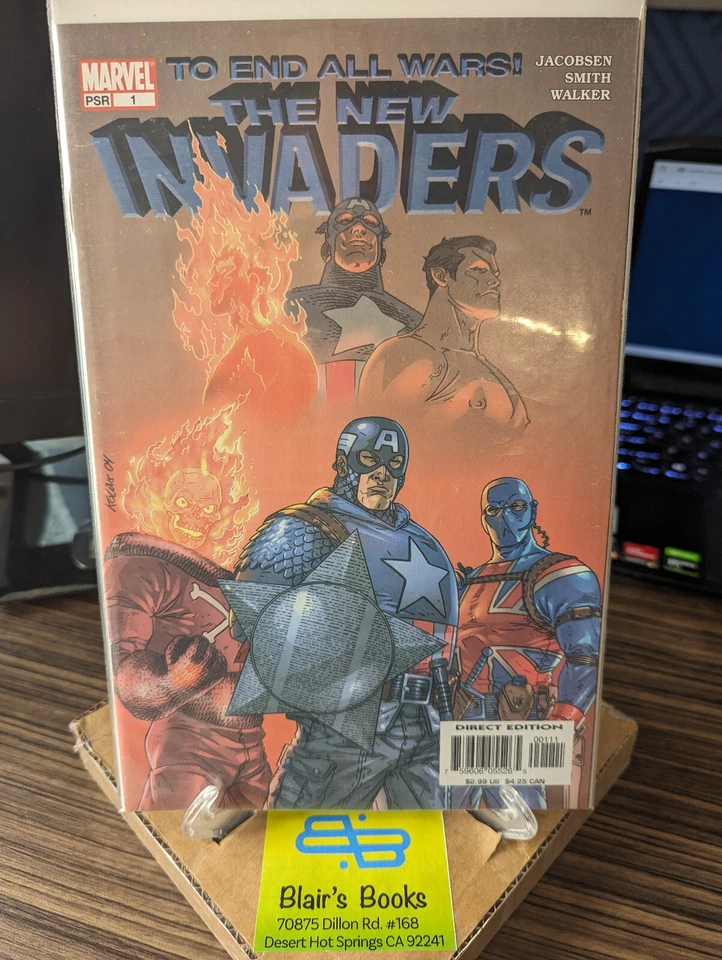 (7) Marvel's NEW INVADERS #0, 1, 2, 3, 4, 5, 6 [2004] NM; CAP, NAMOR, TORCH - Image 3 of 4