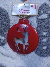 Holiday Style Christmas Ornament Deer Cutout Deer