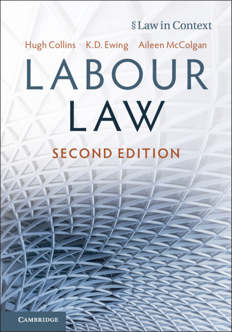 Labour Law Collins Ewing McColgan Hardback Cambridge University Press 2e