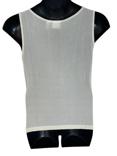 MARKET by CHICOS Sz 2 (XL) Slinky Cream Top Blouse Stretch Sleeveless USA 541 - Picture 7 of 7