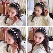 Ladies Braided Hairpin Hairband Bang Clip Double Bang Hairstyle Hair Accessories