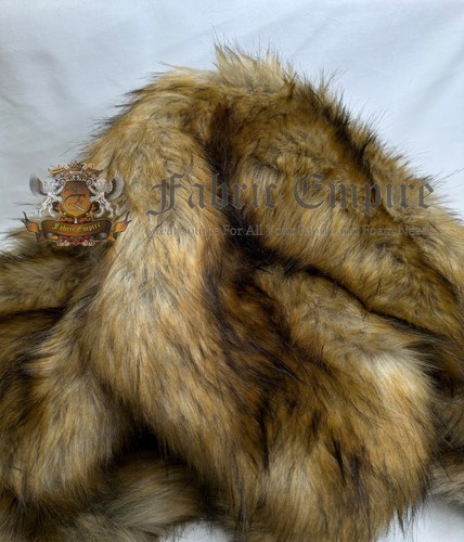 Faux Animal Fur Long Pile Heavy 65" Wide Fabric, Plush, Warm Soft Coat, Fursuit - Picture 57 of 82