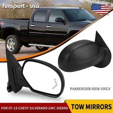 Power Heated Right Side Mirror for 2007- 2013 Chevy Silverado Sierra 1500 2500HD