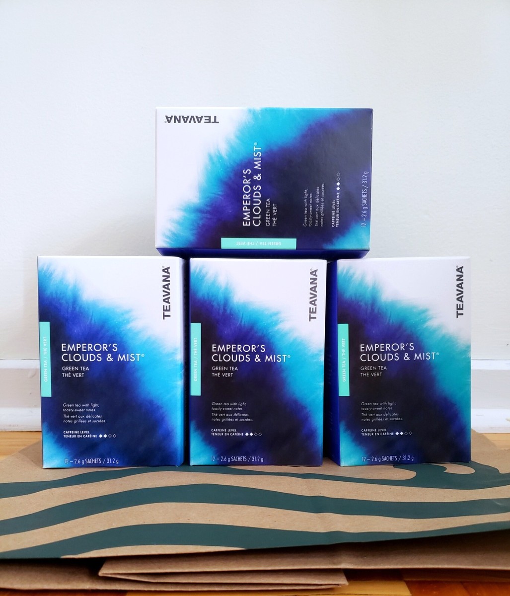 Fresh Stock Starbucks Teavana Tea Emperor's Clouds Mist 4 Boxes 48