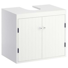 Ikea Waschbeckenunterschrank Weiss 2 Turen Badezimmer Schrank 60x38x51 Gunstig Kaufen Ebay
