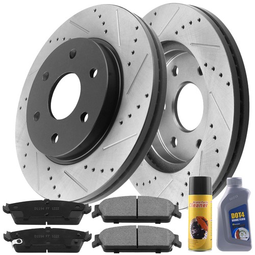 REAR Brake Rotors Pads for 0719 Chevy Silverado 1500 Escalade Tahoe