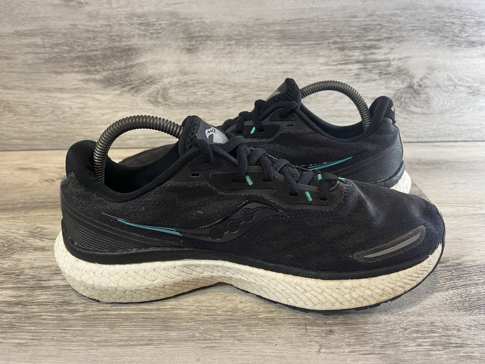 Saucony Womens Triumph 19 S10678-10 Black Running Shoes Sneakers Size 9.5 thumbnail 6