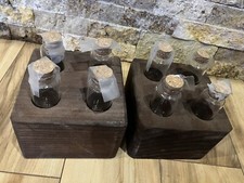 Wedding Sand Or Glass Ceremony Vile And Wood Holder