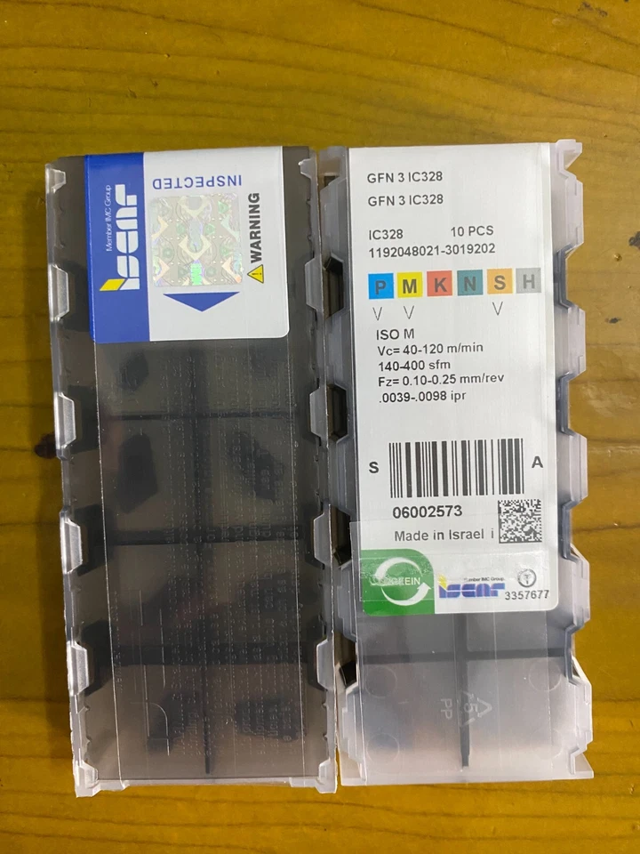 GFN 3 IC328/ISCAR 10 PCS