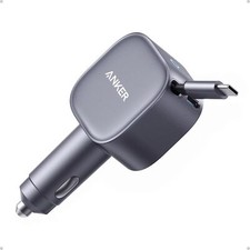Anker USB C Car Charger 75W Max Type-C Fast Car Charger & USB-C Cable