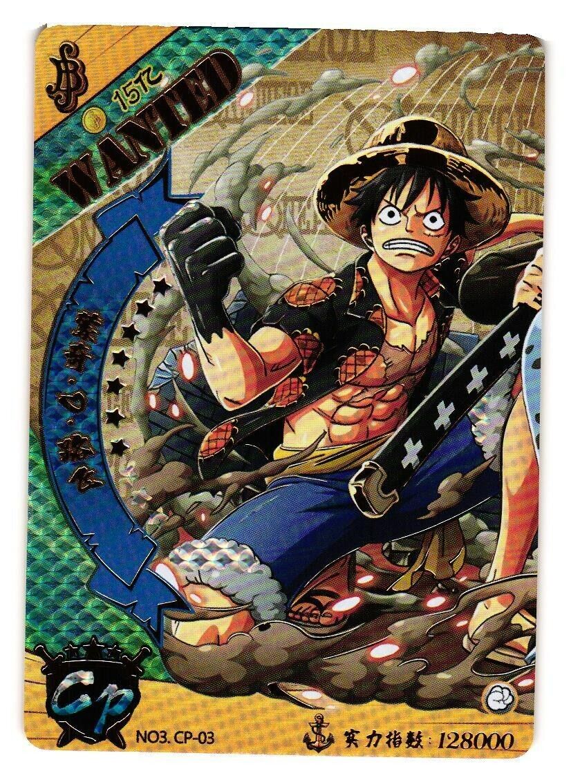 Anime One Piece Rare Cp Flash Card Monkey D. Luffy Katakuri