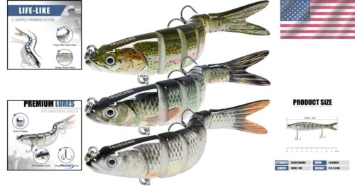Amazing Fishing Gear Gifts: Lifelike Swimbait Lures for Family Fishing Fun! - Picture 2 of 8