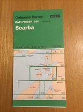 1986 Ordnance Survey Pathfinder Map 365 NM 60/70 Scarba (inc Shuna & Toberonochy