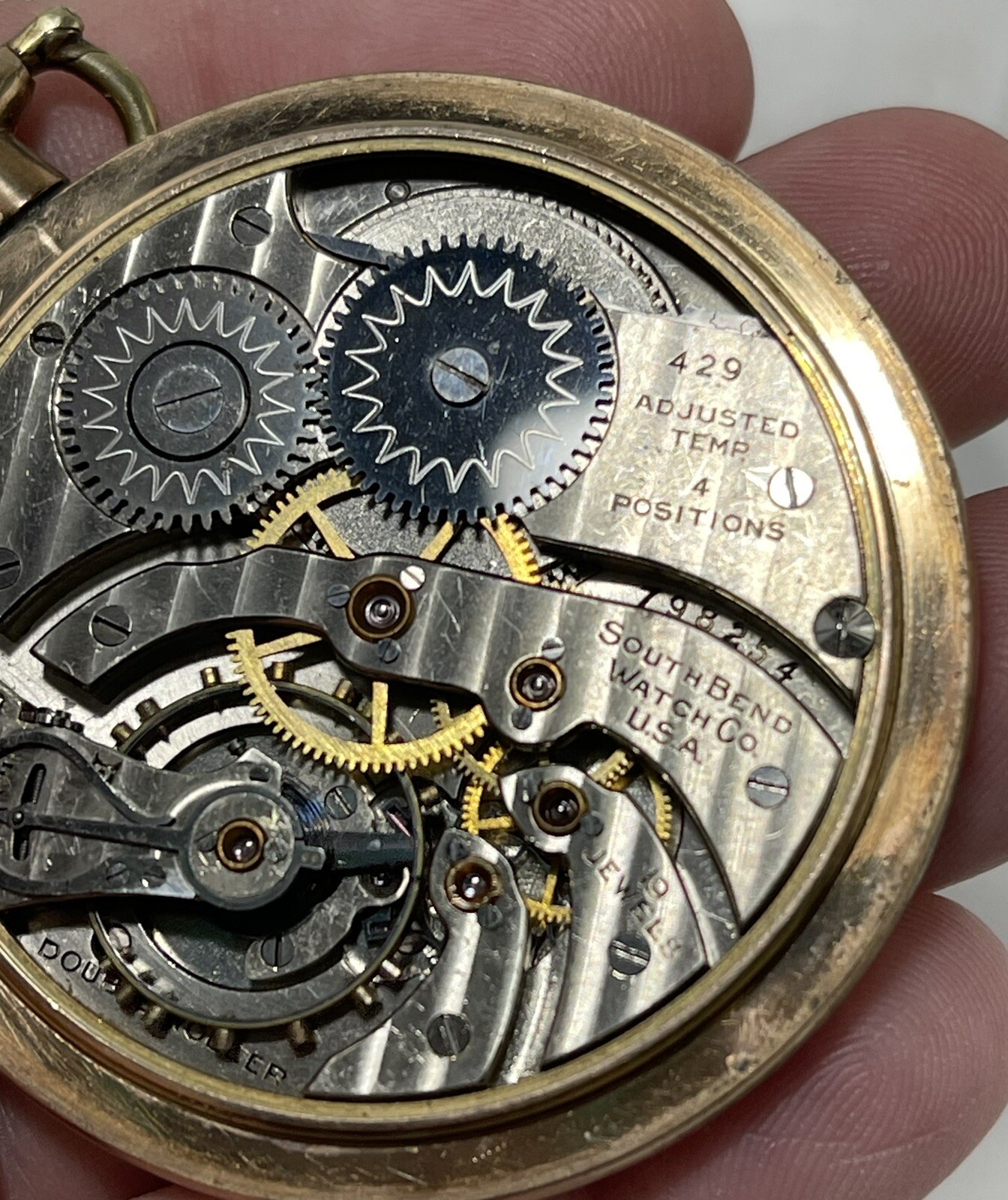 South Bend Pocket Watch Works! 19 Jewel (RD2) eBay