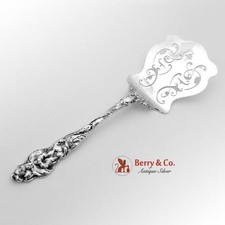 Les Six Fleurs Asparagus Server Sterling Silver Reed Barton 1901