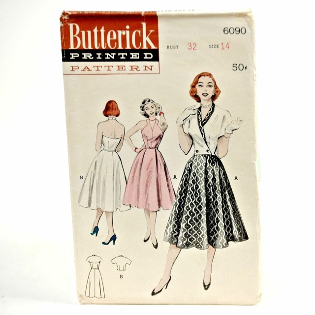 vintage halter neck dress