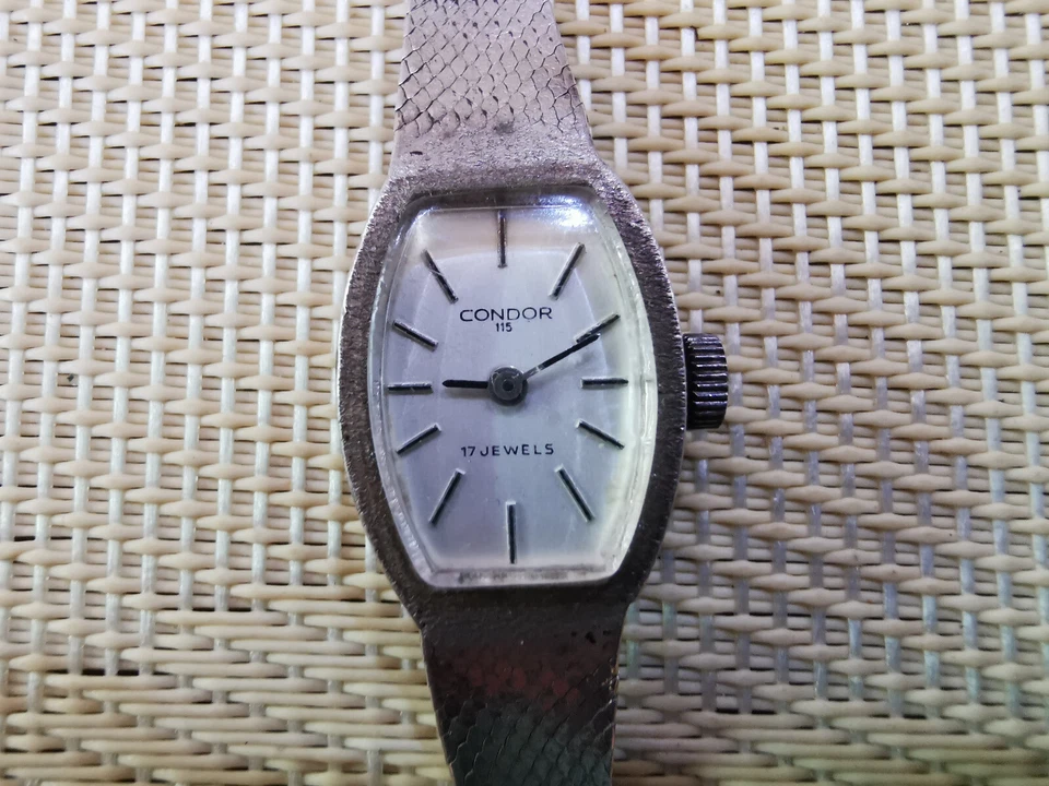 Reloj vintage SUIZO MUJER PLATA MACIZA CÓNDOR Foto 2 de 4