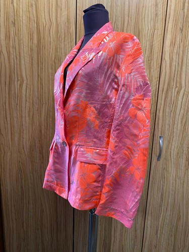 IVAN GRUNDAHL MULTICOLORED COTTON BLEND FLORAL BLAZER-40 - Picture 5 of 12