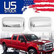 Top Half Chrome Mirror Covers Towing Cap For 20082016 Ford F250 F350 F450 F550 Top Half Chrome Mirror Covers Towing Cap For 20082016 Ford F250 F350 F450 F550