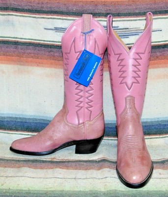 vintage pink cowboy boots