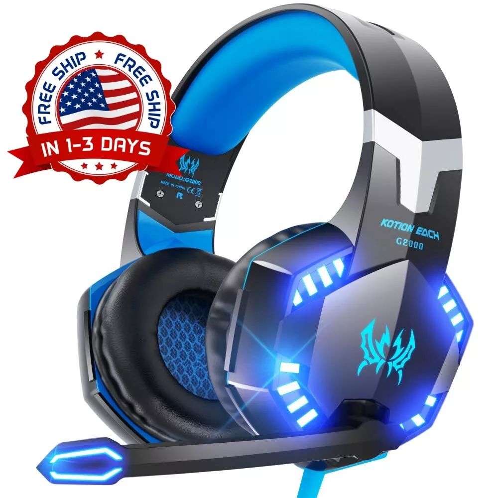 Audifonos Gaming Cascos Gamer Auriculares Gaming Para PC Xbox One PS4 PS5