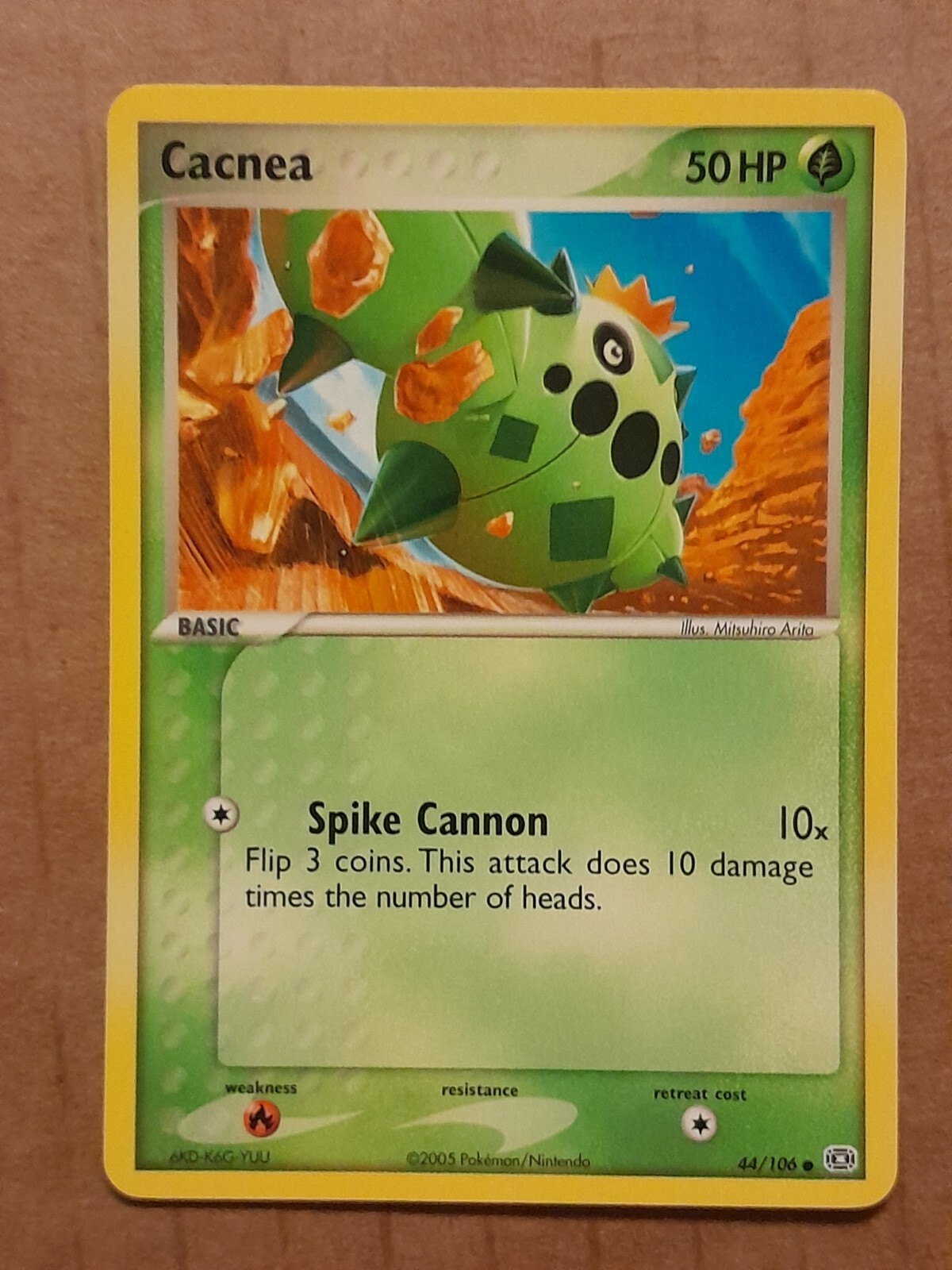 Pokemon Cacnea 44/106 ex Emerald NM-MINT See Pictures