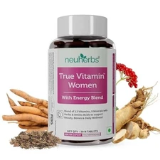 Neuherbs True Vitamin | 30 Veg Tablets Free Shipping World Wide