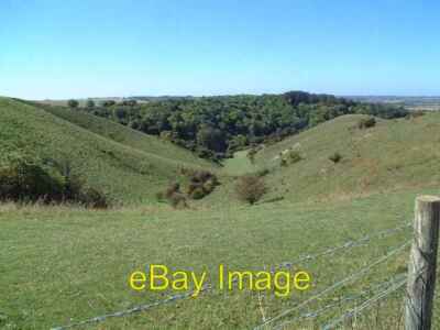 Photo 6x4 The Fence Post marking Barton Hills Nature Reserve Hexton Looki c2004