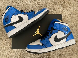 Size 9 - Jordan 1 Mid SE Signal Blue DD6834-402 194502285673 | eBay