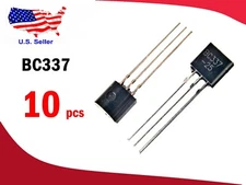 BC337 (10 pcs) 45V 0.5A TO-92 NPN Transistor (25) - Free & Fast shipping