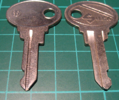 Oldtimer Schlüsselrohling Silca SIP 3R f. Ital. Fahrzeuge, Profil SIPEA K
