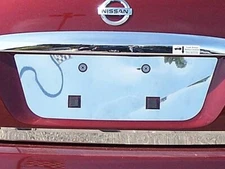 fit:2009-2014 Nissan Maxima License Plate Bezel Backdrop Trim Cover Stick-On