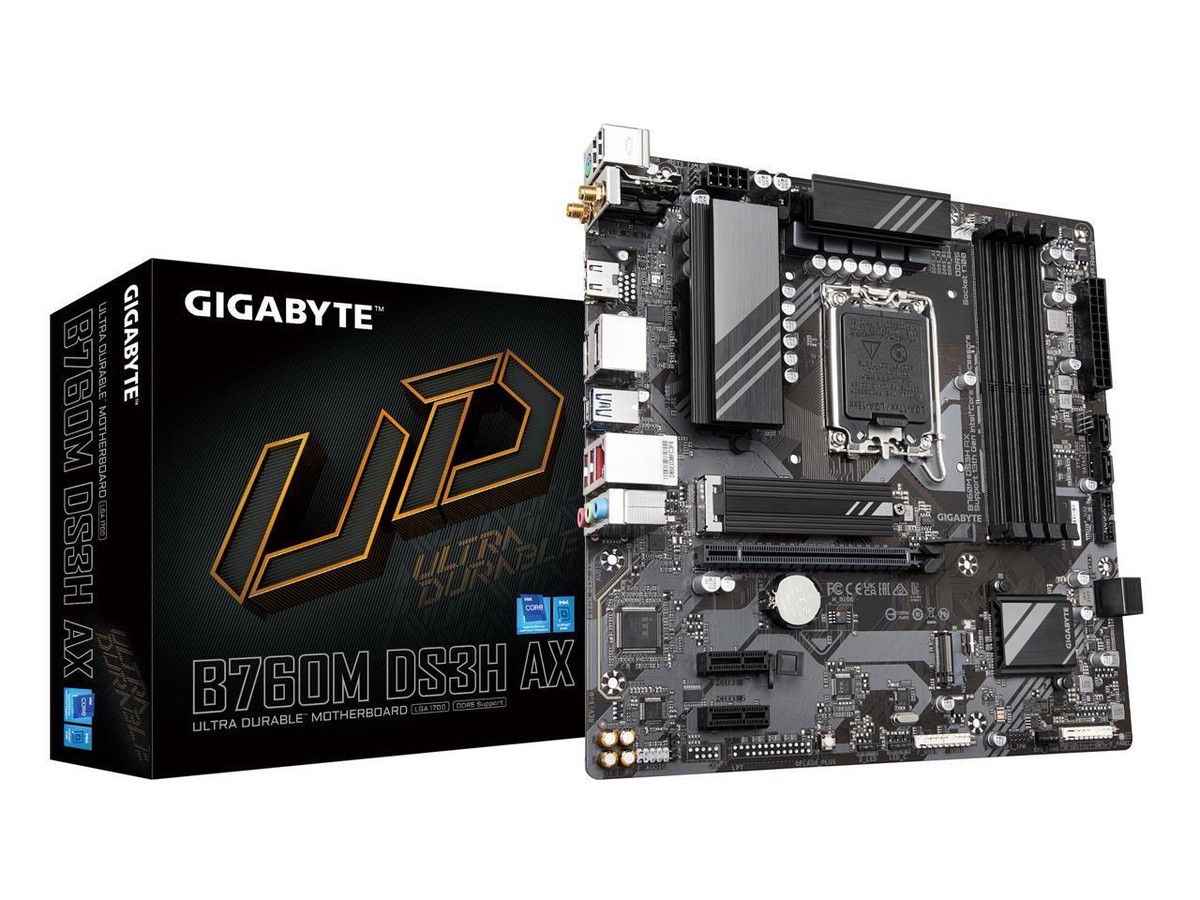 GIGABYTE B760M DS3H AX LGA 1700 Intel B760 M-ATX Motherboard